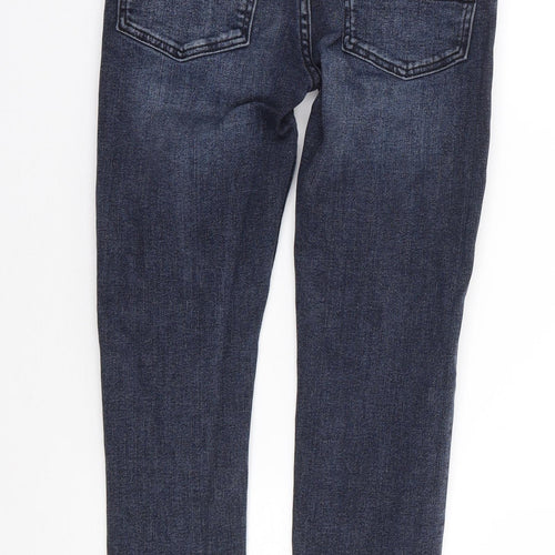 Next  Boys Blue  Cotton Skinny Jeans Size 10 Years L24 in Regular Zip