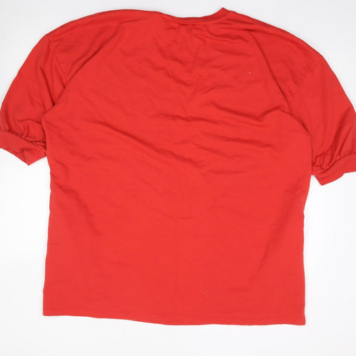 JD Williams Womens Red  Polyester Pullover Sweatshirt Size 26  Pullover