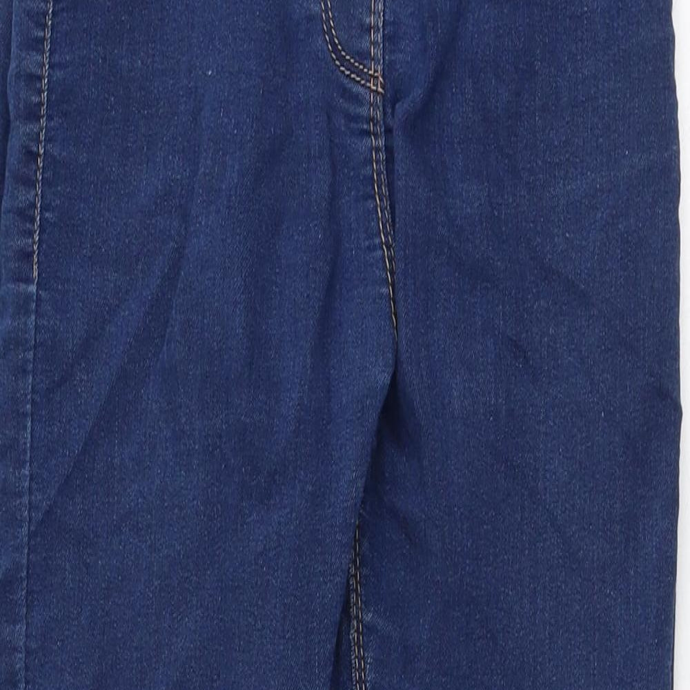 Dunnes Stores Girls Blue  Cotton Tapered Jeans Size 9-10 Years  Regular