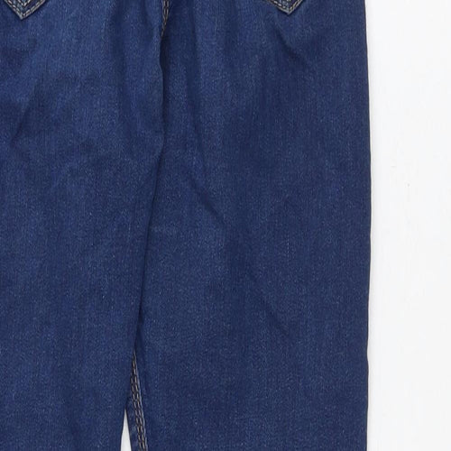Dunnes Stores Girls Blue  Cotton Tapered Jeans Size 9-10 Years  Regular