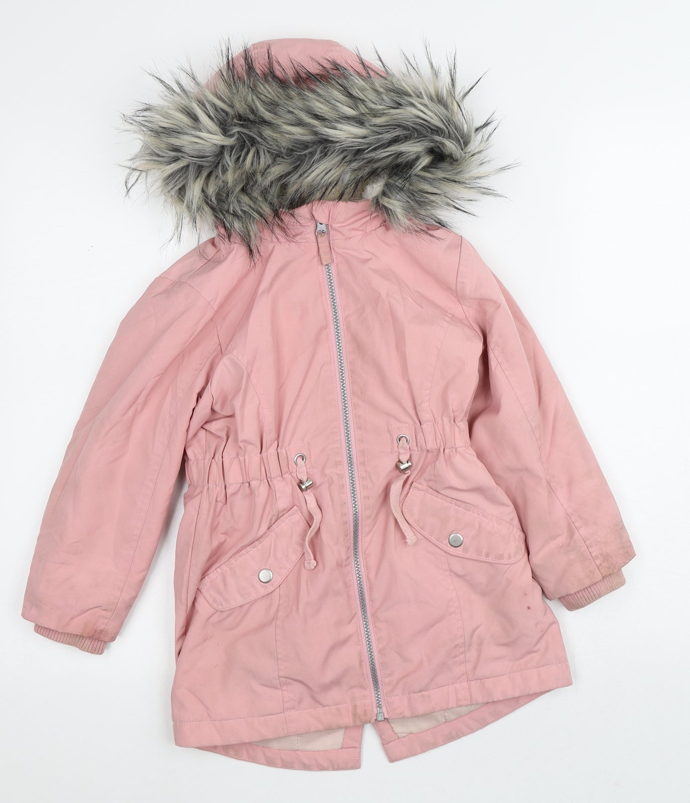 NEXT Girls Pink   Basic Coat Coat Size 5 Years