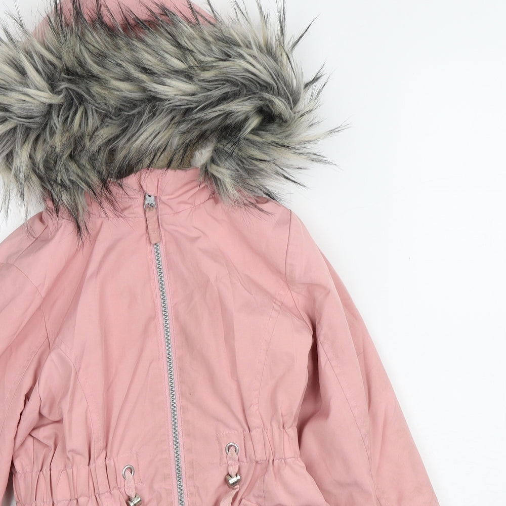 NEXT Girls Pink   Basic Coat Coat Size 5 Years