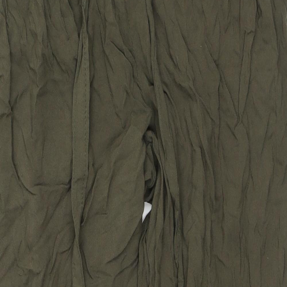 Atmosphere Womens Green  Viscose Capri Trousers Size 10 L23 in Regular