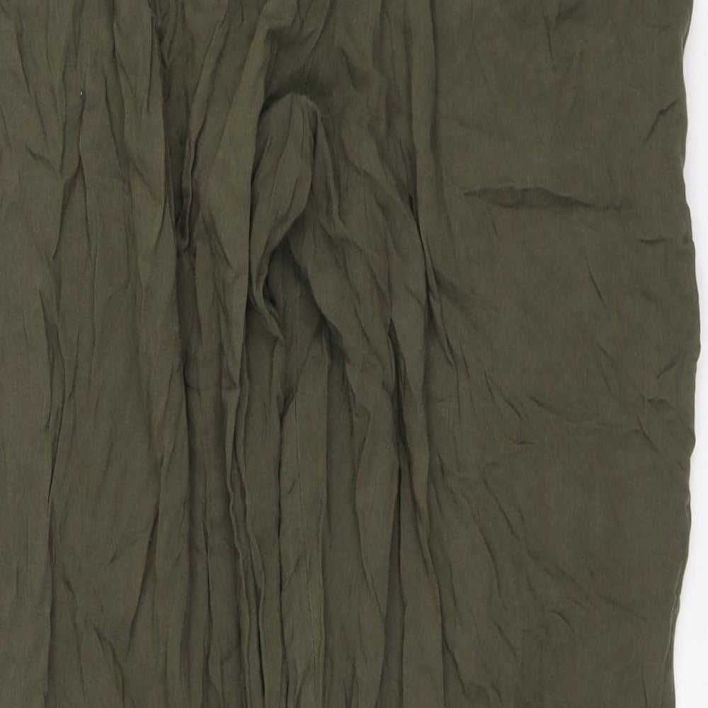 Atmosphere Womens Green  Viscose Capri Trousers Size 10 L23 in Regular