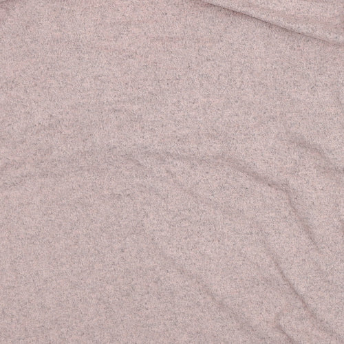 Dunnes Stores Womens Pink Geometric Polyester Pullover Sweatshirt Size M