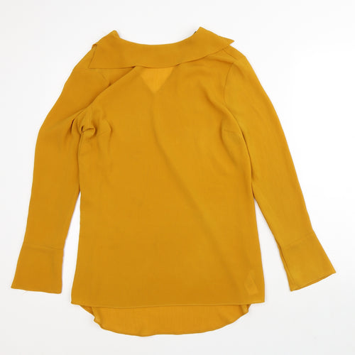 Primark Womens Orange  Polyester Tunic Blouse Size 8 V-Neck