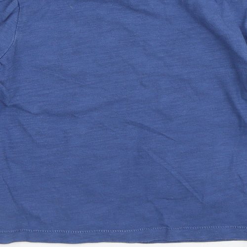 DC Boys Blue  100% Cotton Basic T-Shirt Size 5 Years Crew Neck  - Justice League