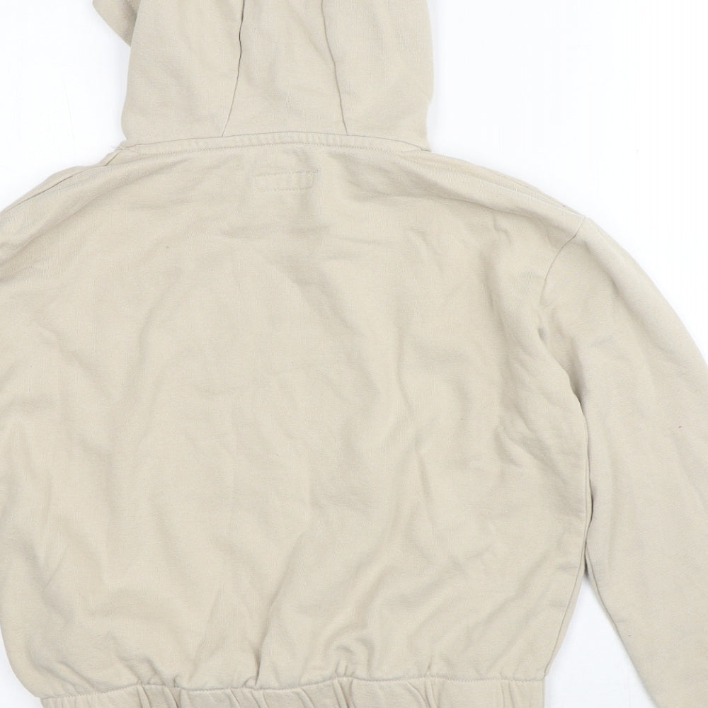 Primark Girls Beige  Cotton Pullover Hoodie Size 10-11 Years   - Inspire