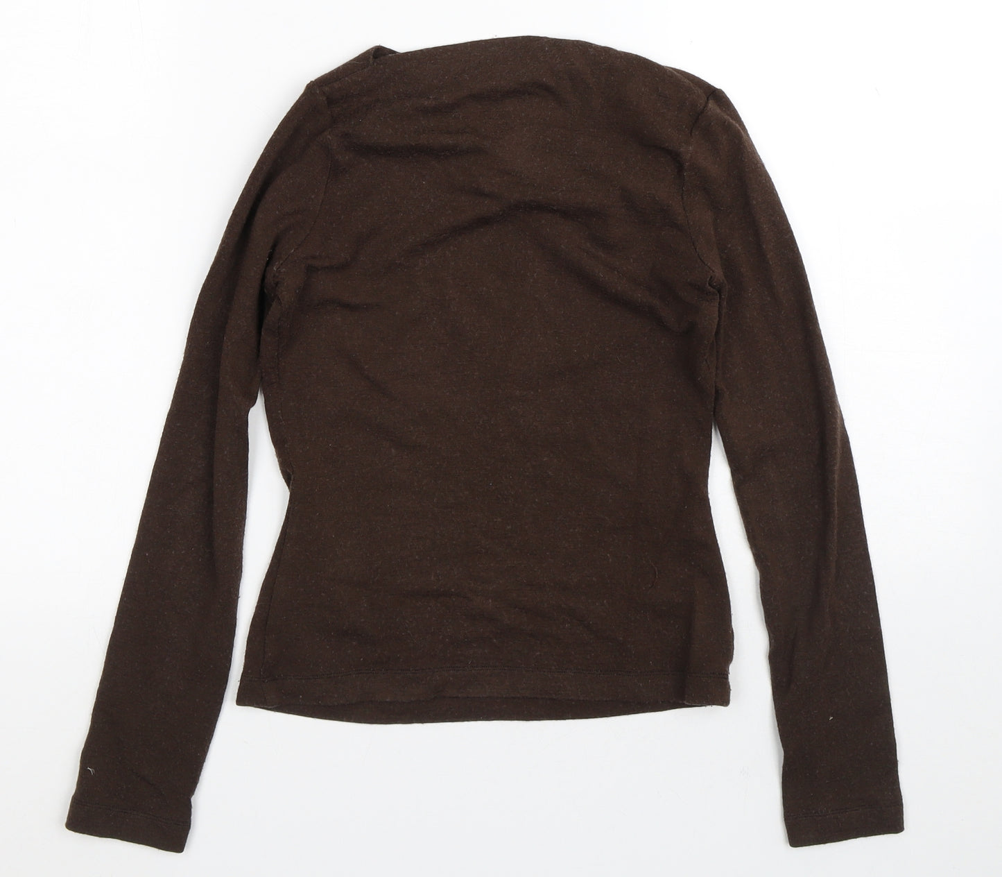 Plein Sud Womens Brown  Polyester Pullover Sweatshirt Size S