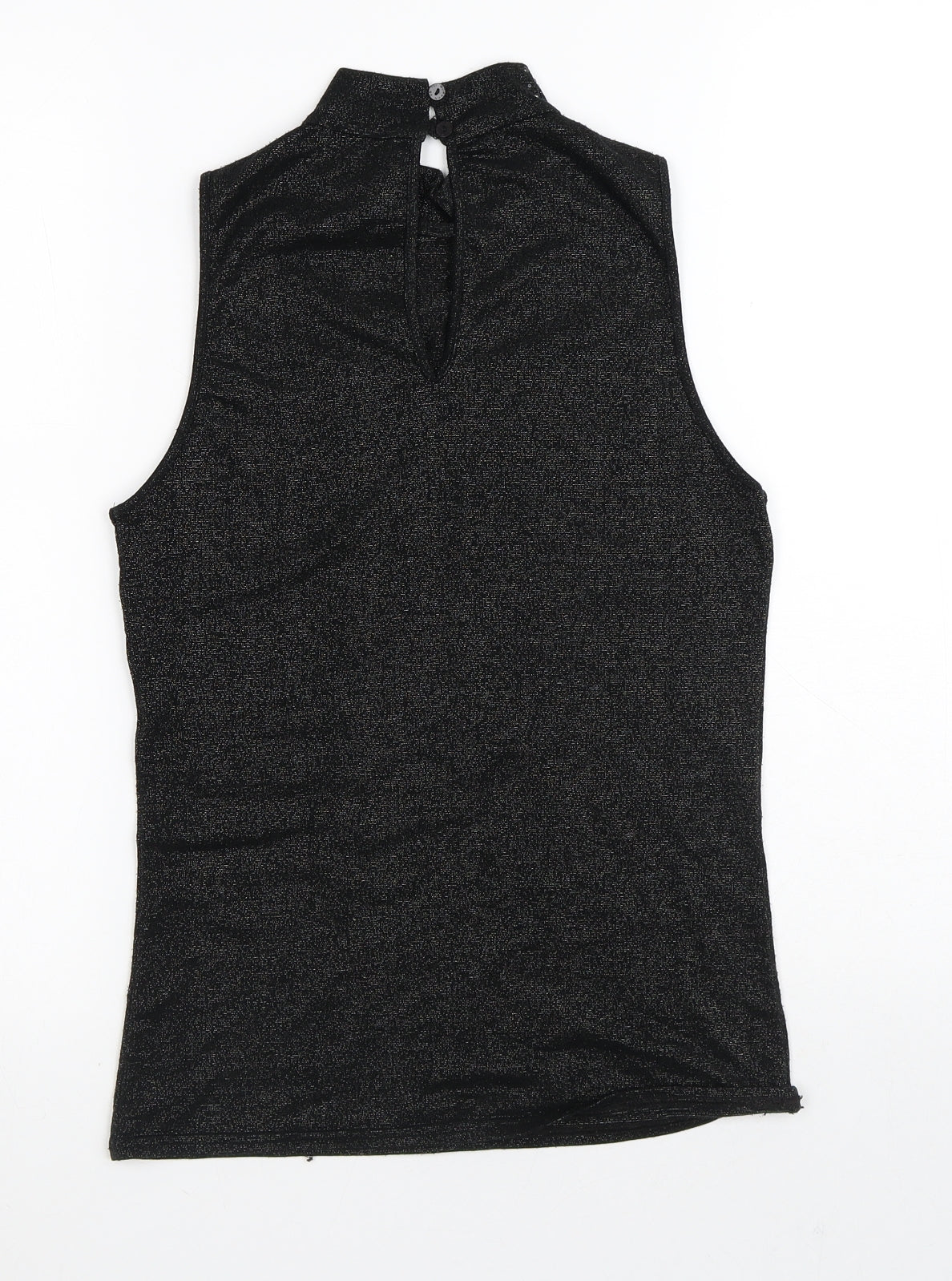 Morgan de Toi Womens Black  Polyamide Camisole Tank Size S High Neck