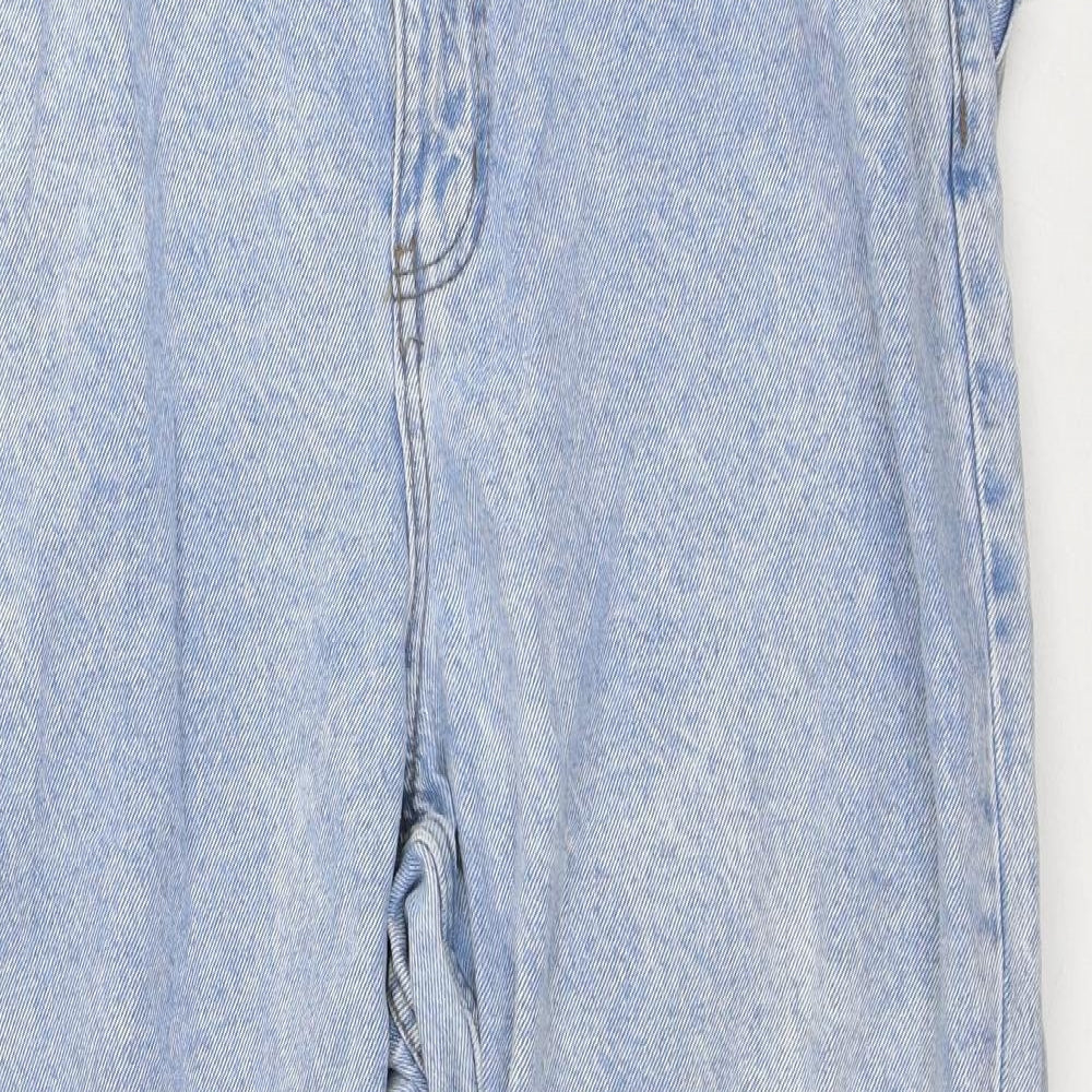 Primark Womens Blue  100% Cotton Tapered Jeans Size 18 L26 in Regular