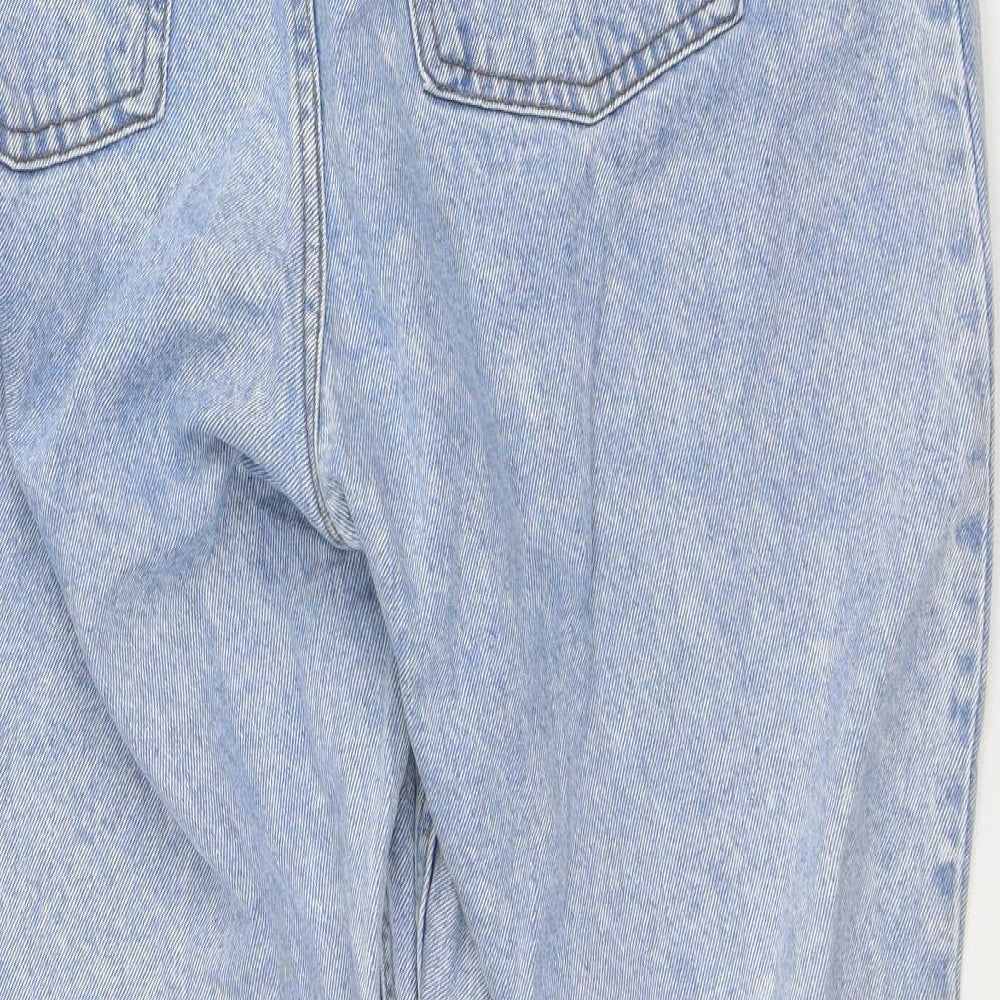 Primark Womens Blue  100% Cotton Tapered Jeans Size 18 L26 in Regular
