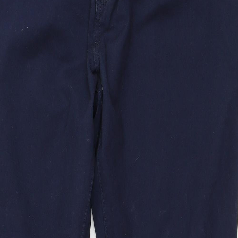Livergy Mens Blue  Cotton Trousers  Size 42 in L34 in Regular