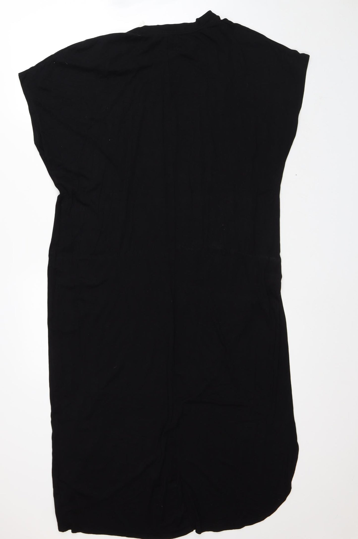 Simply Be Womens Black  Viscose Maxi  Size 20  Round Neck