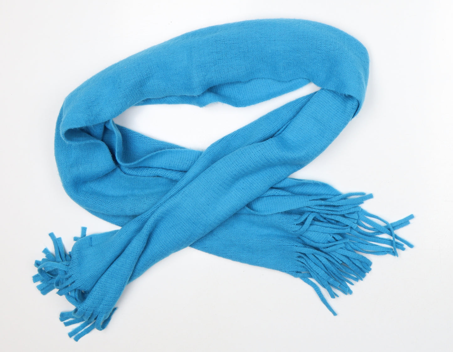 Faith Unisex Blue  Acrylic  Scarf