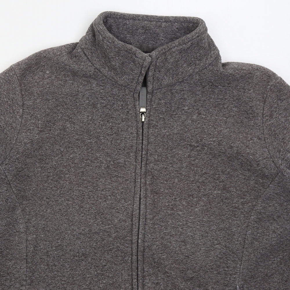 Marks and Spencer Womens Grey   Jacket  Size 16  Zip