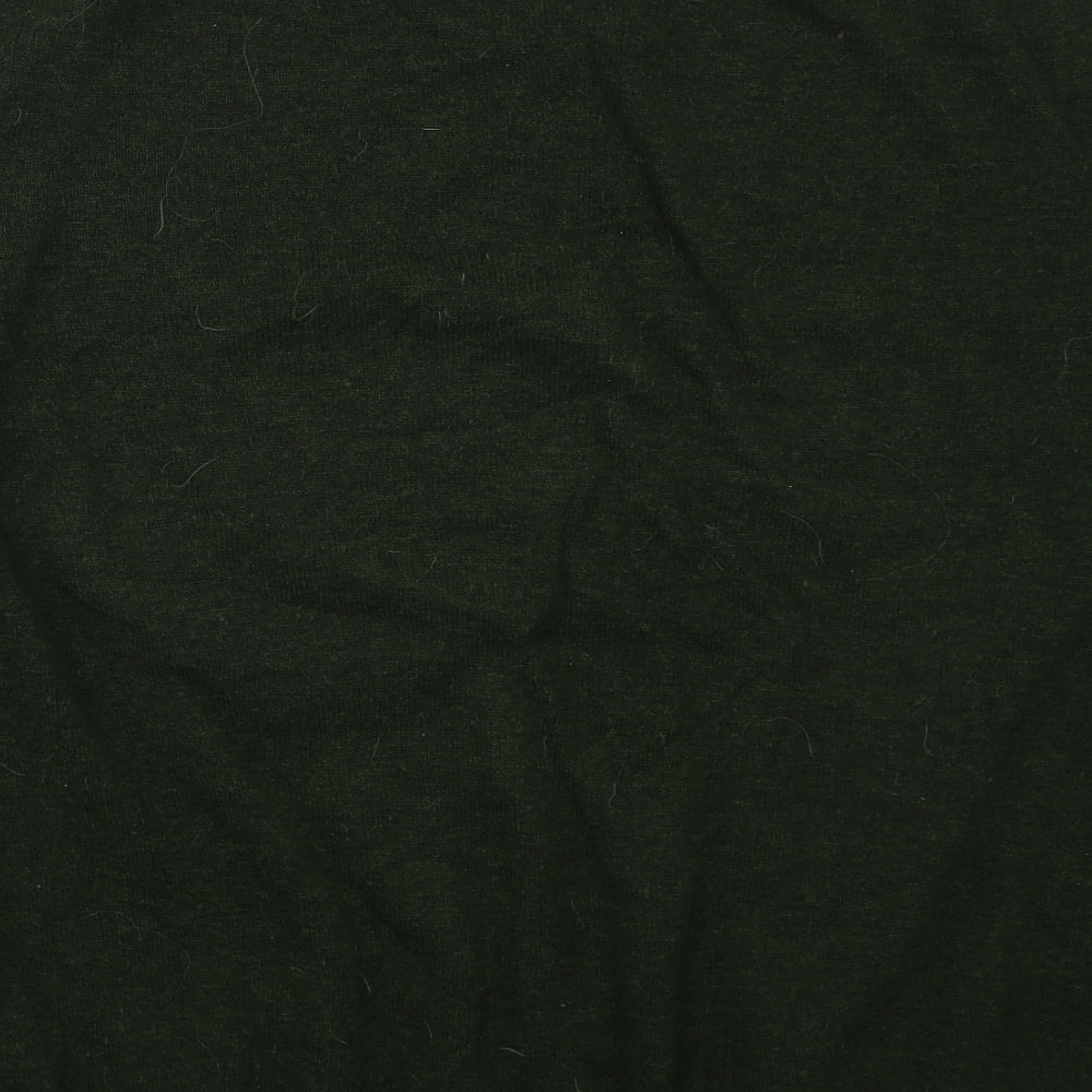 Howick Mens Green V-Neck  Wool Pullover Jumper Size XL