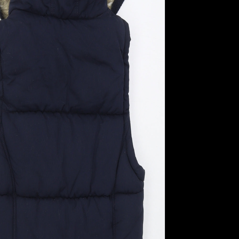 George Womens Blue   Gilet Coat Size 10  Zip