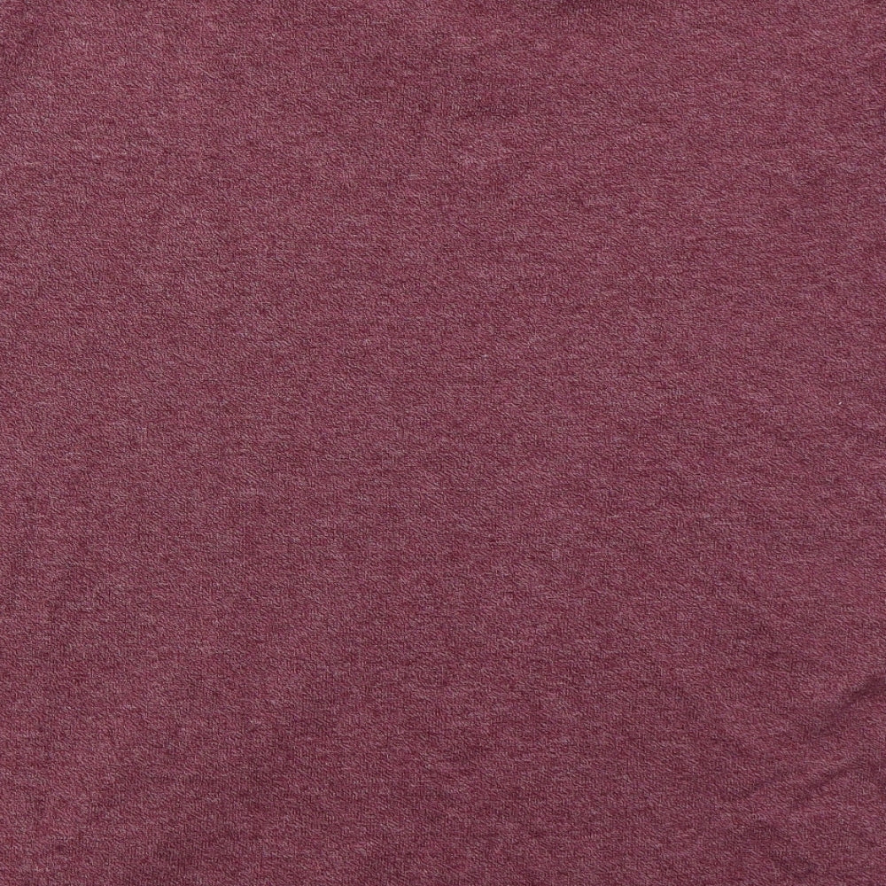 George Mens Purple  Cotton  Polo Size 2XL Collared Pullover