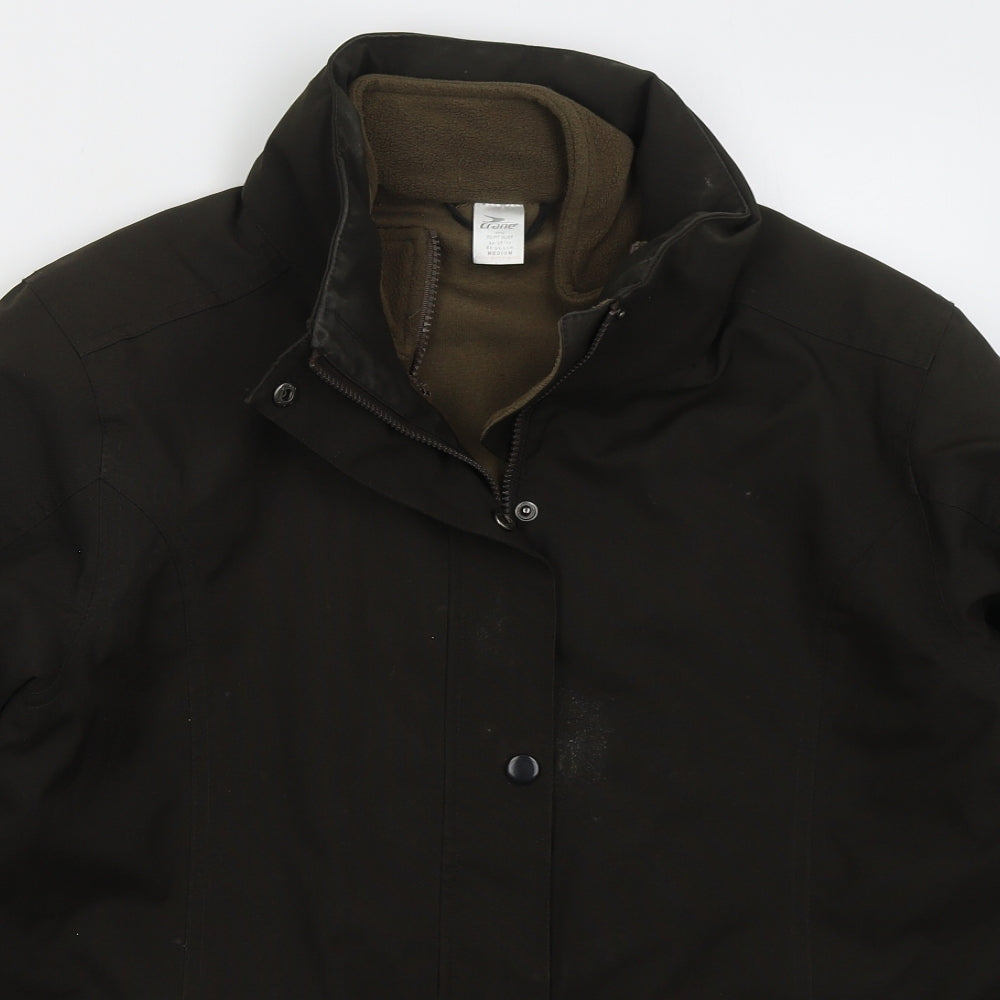 Crane Womens Brown   Jacket Coat Size M  Zip