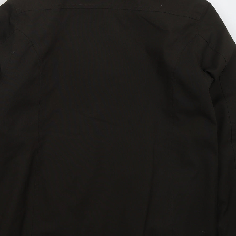 Crane Womens Brown   Jacket Coat Size M  Zip