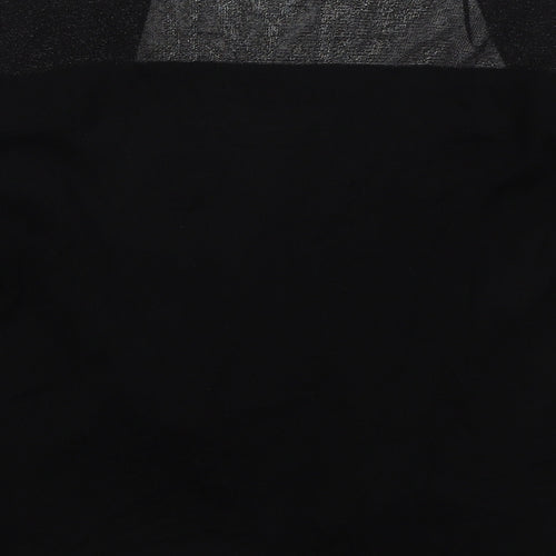 F&F Womens Black V-Neck  Viscose Cardigan Jumper Size 8