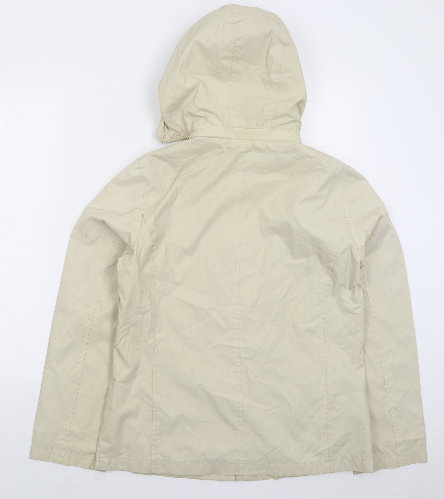 Maine Womens Beige   Jacket Coat Size 12  Zip
