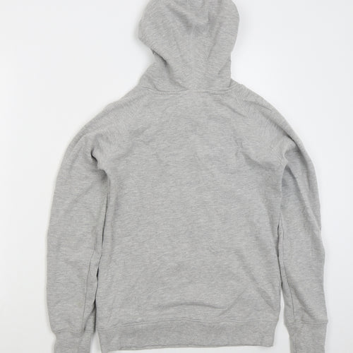 La Redoute Womens Grey Colourblock Cotton Pullover Hoodie Size 6  Pullover - Blue