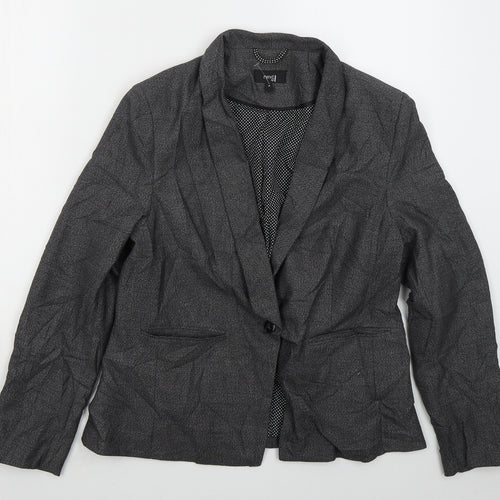 NEXT Womens Grey  Polyester Jacket Suit Jacket Size 14