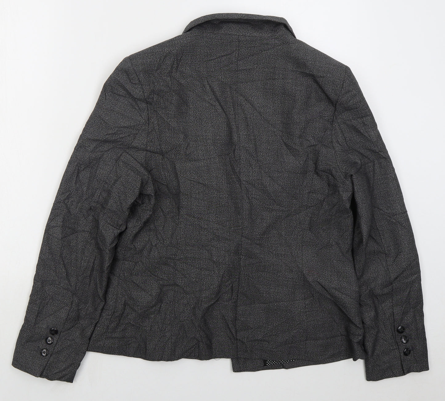 NEXT Womens Grey  Polyester Jacket Suit Jacket Size 14
