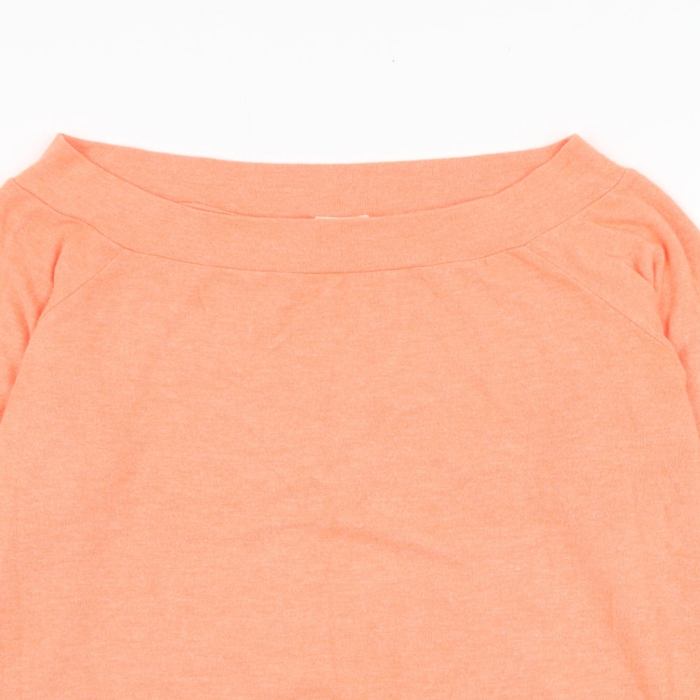 River Island Womens Pink Round Neck  Viscose Pullover Jumper Size 12