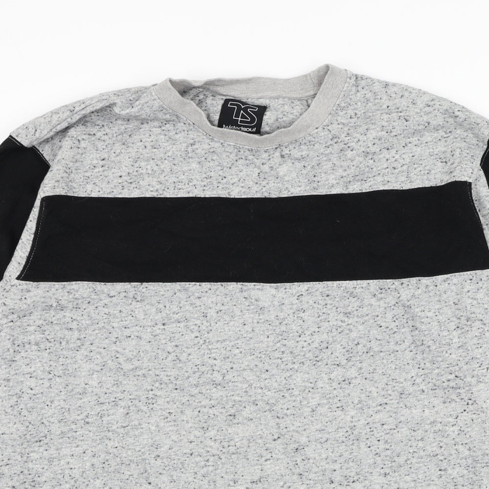 Twisted Soul Mens Grey  Polyester Pullover Sweatshirt Size XL