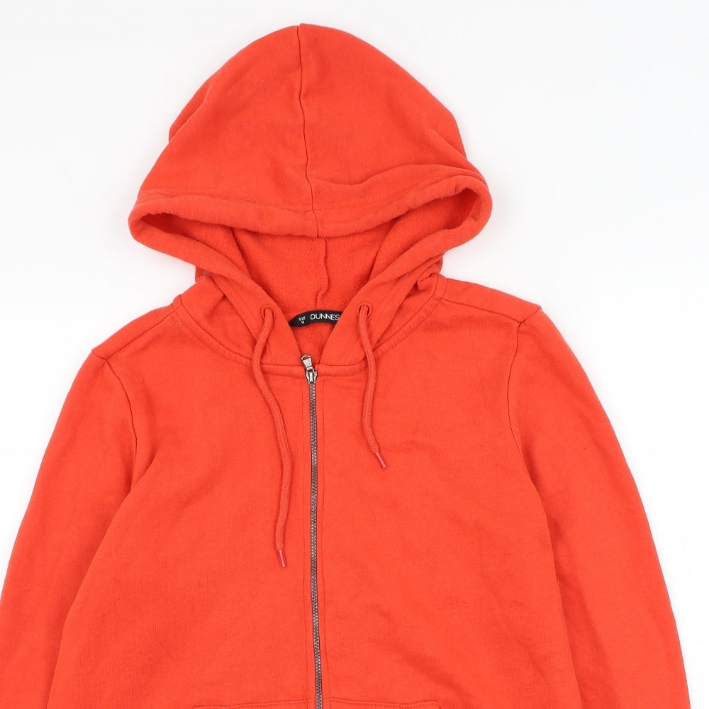 Dunnes Stores Mens Red  Polyester Full Zip Hoodie Size M
