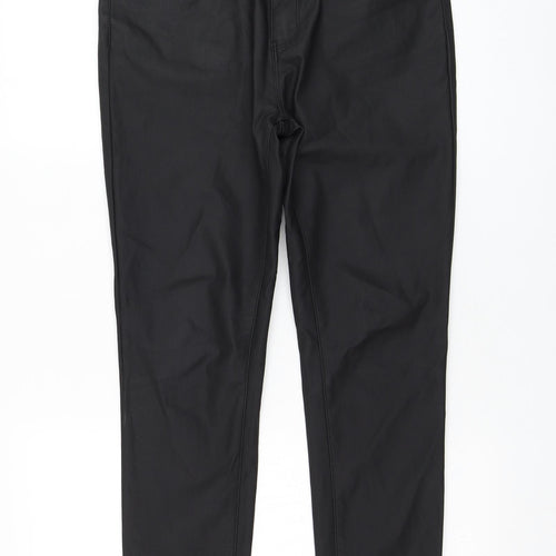 Toxik3 Womens Black  Cotton Trousers  Size 2XL L29 in Regular Zip
