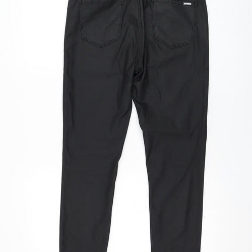 Toxik3 Womens Black  Cotton Trousers  Size 2XL L29 in Regular Zip