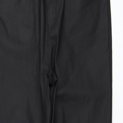 Toxik3 Womens Black  Cotton Trousers  Size 2XL L29 in Regular Zip