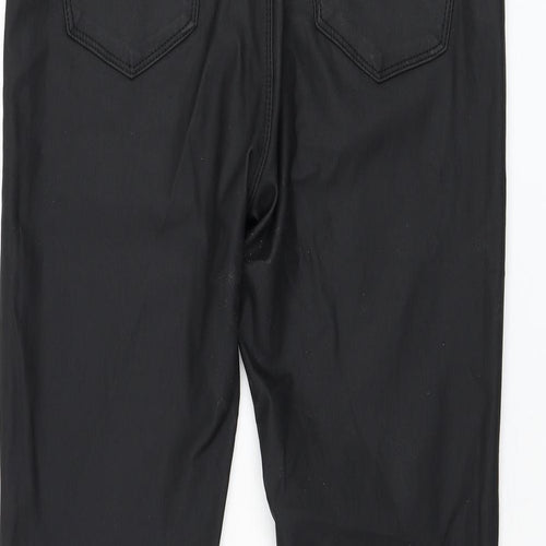 Toxik3 Womens Black  Cotton Trousers  Size 2XL L29 in Regular Zip