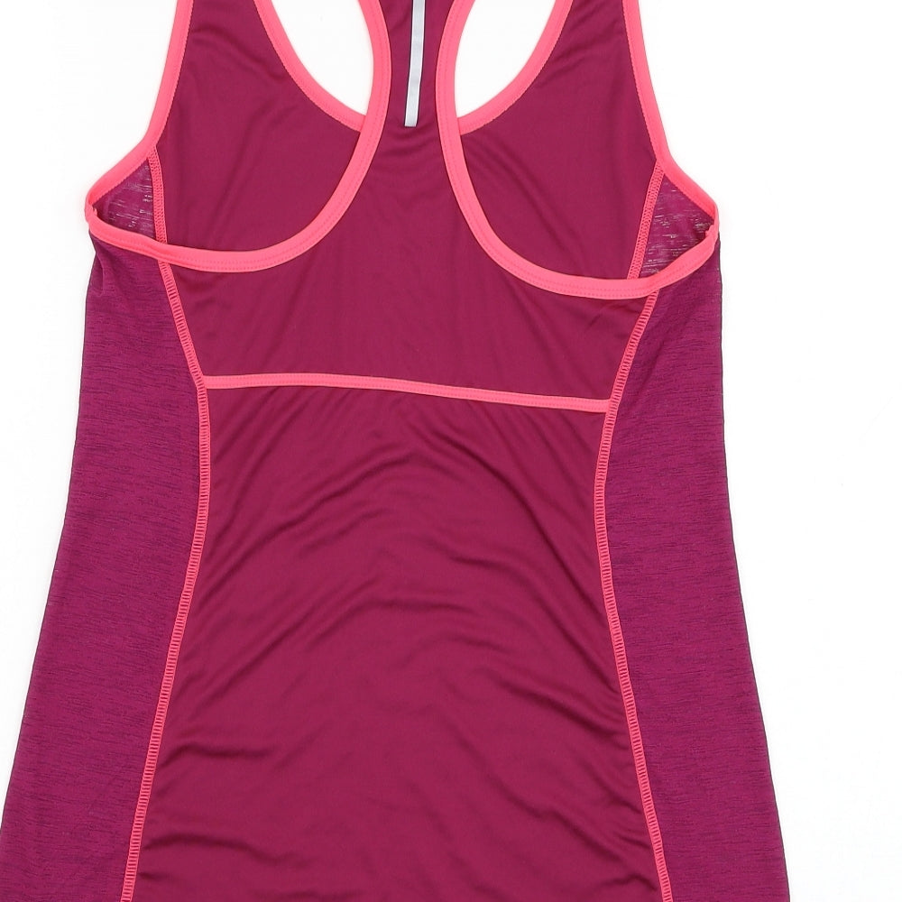 New Balance Womens Purple  Polyester Basic Tank Size S Round Neck Pullover