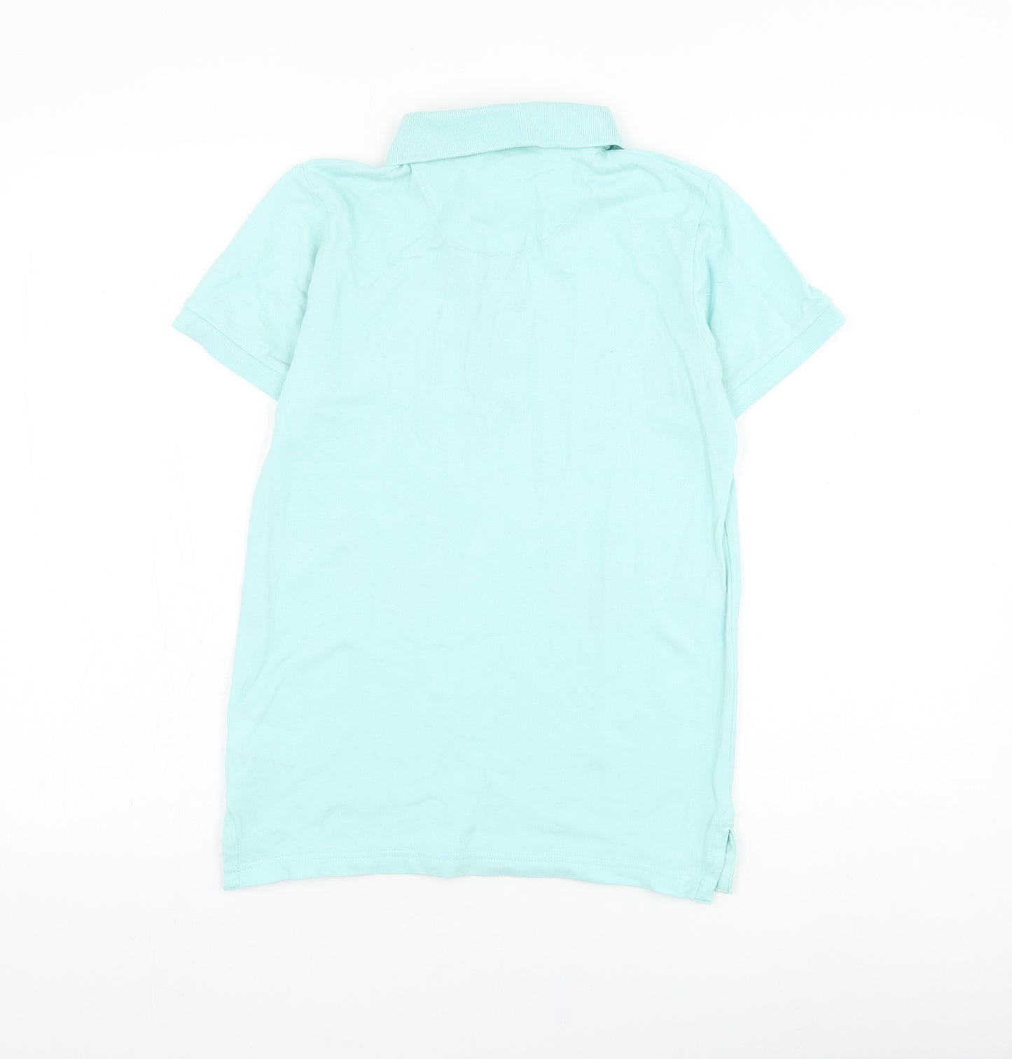 NEXT Boys Blue  Cotton Basic Polo Size 12 Years Collared Pullover