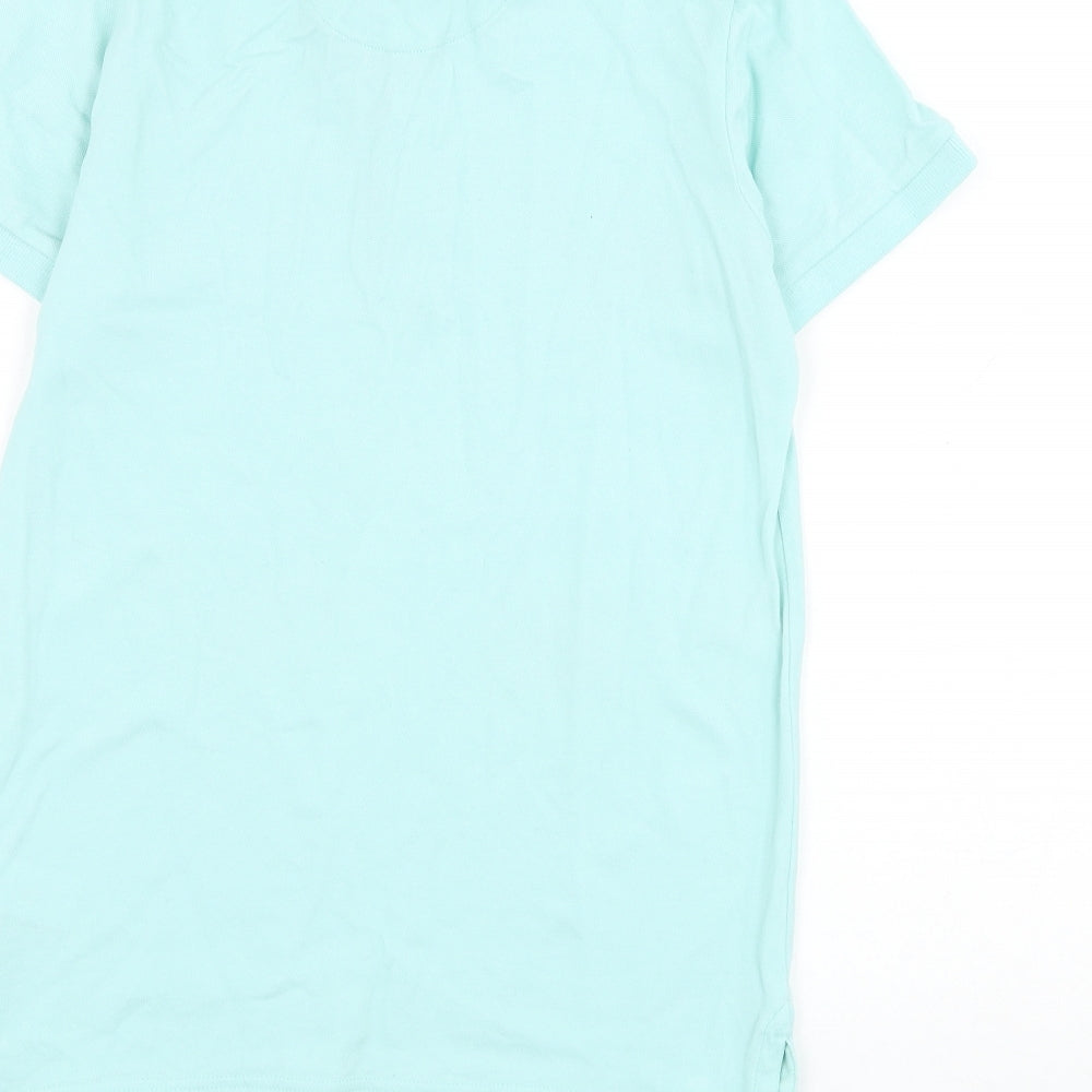 NEXT Boys Blue  Cotton Basic Polo Size 12 Years Collared Pullover