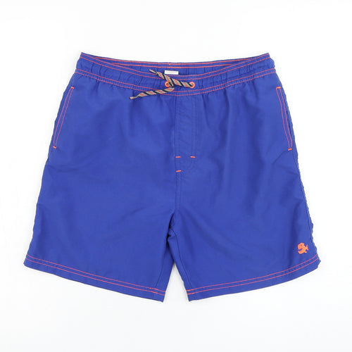 NEXT Boys Blue  Polyester Sweat Shorts Size 11-12 Years  Regular Drawstring - Swimwear