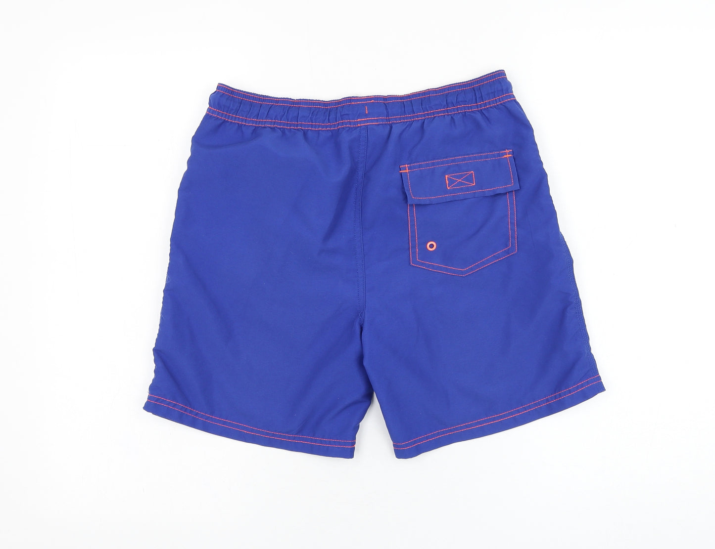 NEXT Boys Blue  Polyester Sweat Shorts Size 11-12 Years  Regular Drawstring - Swimwear