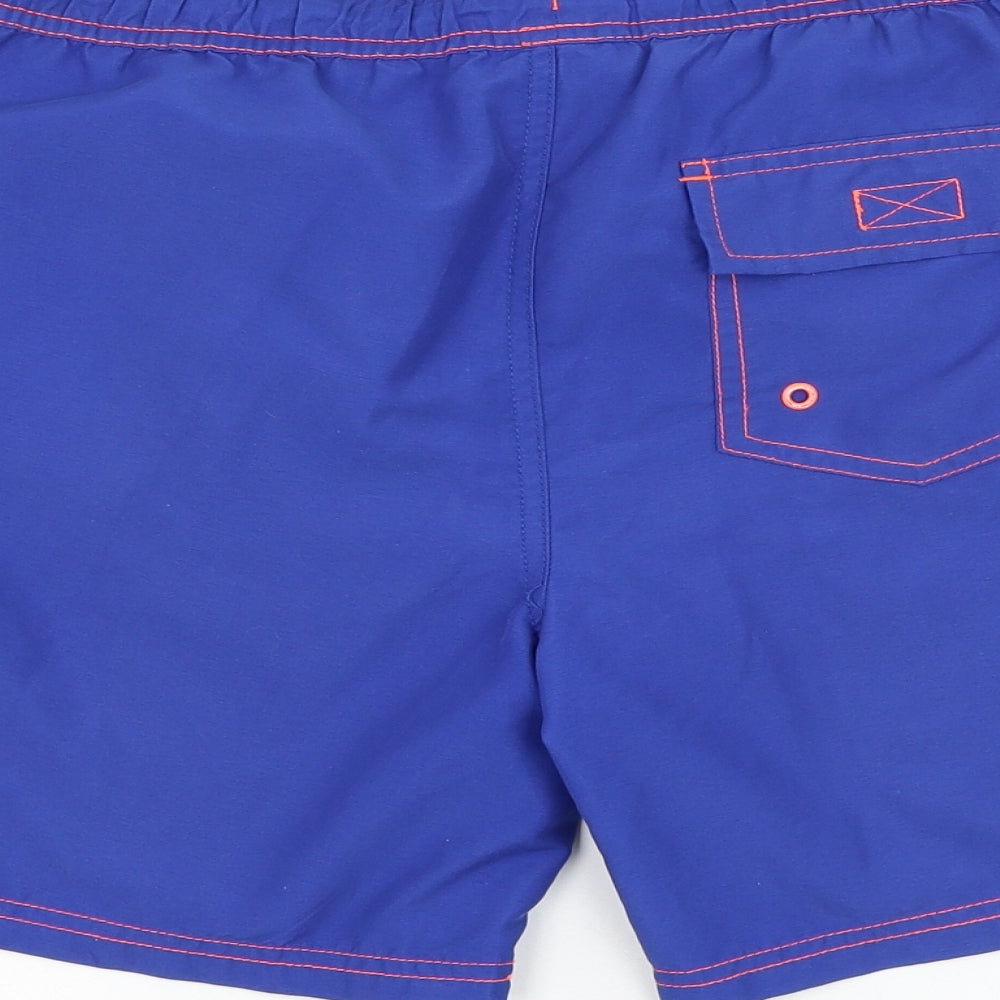 NEXT Boys Blue  Polyester Sweat Shorts Size 11-12 Years  Regular Drawstring - Swimwear