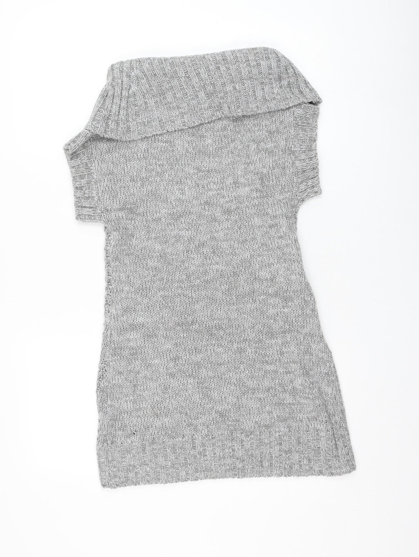 Urban Girls Grey Roll Neck  Acrylic Pullover Jumper Size 14 Years  Pullover
