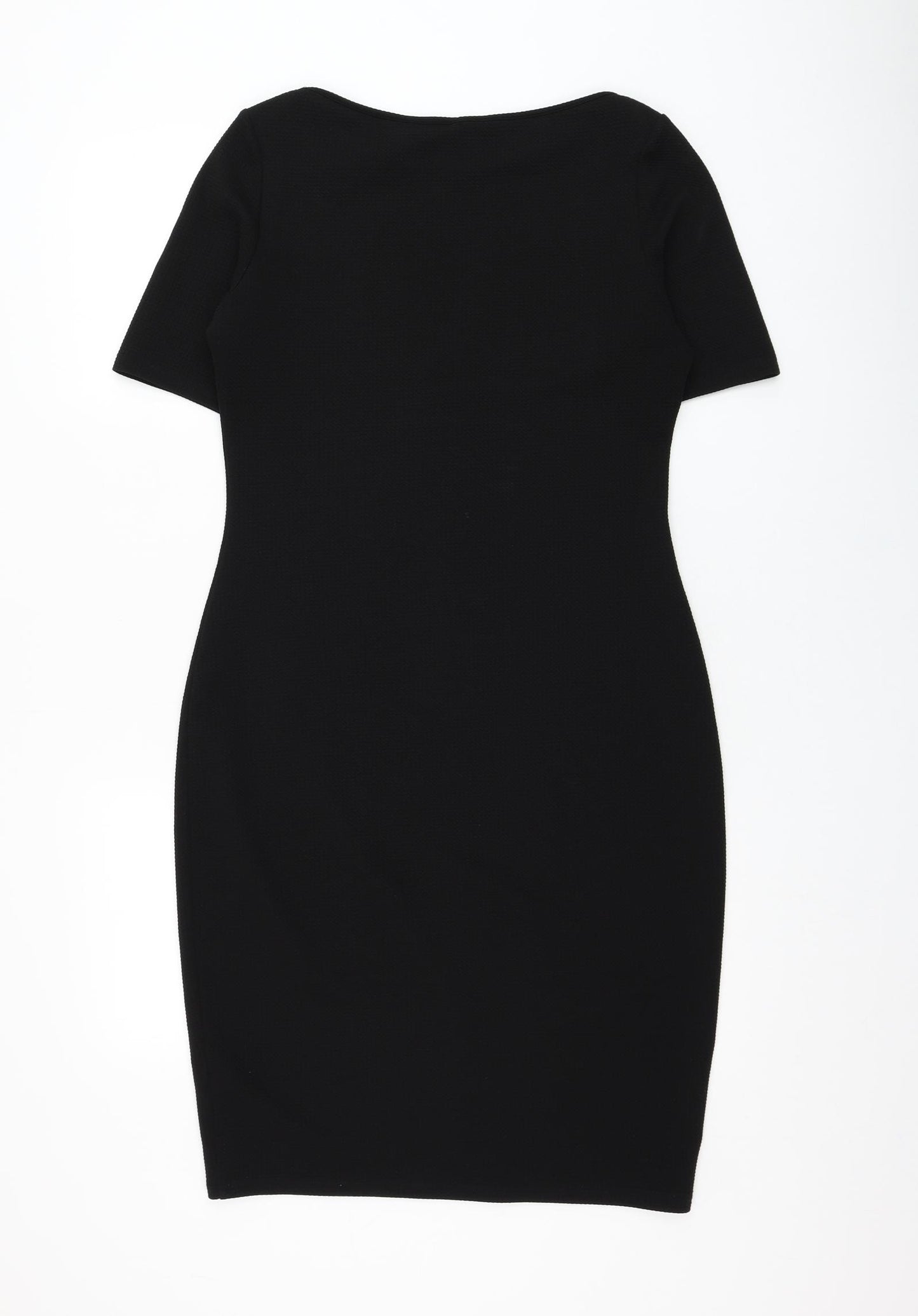 George Womens Black  Viscose Bodycon  Size 14  Round Neck Pullover