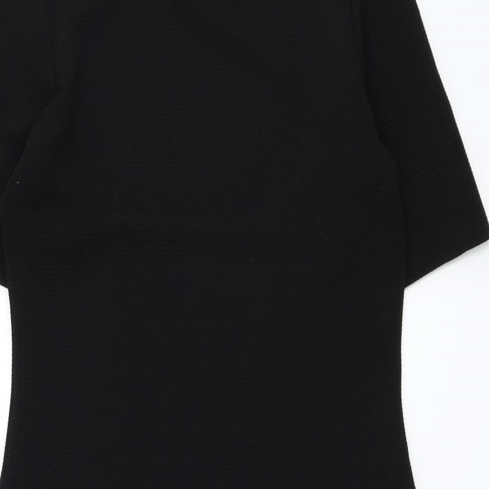 George Womens Black  Viscose Bodycon  Size 14  Round Neck Pullover