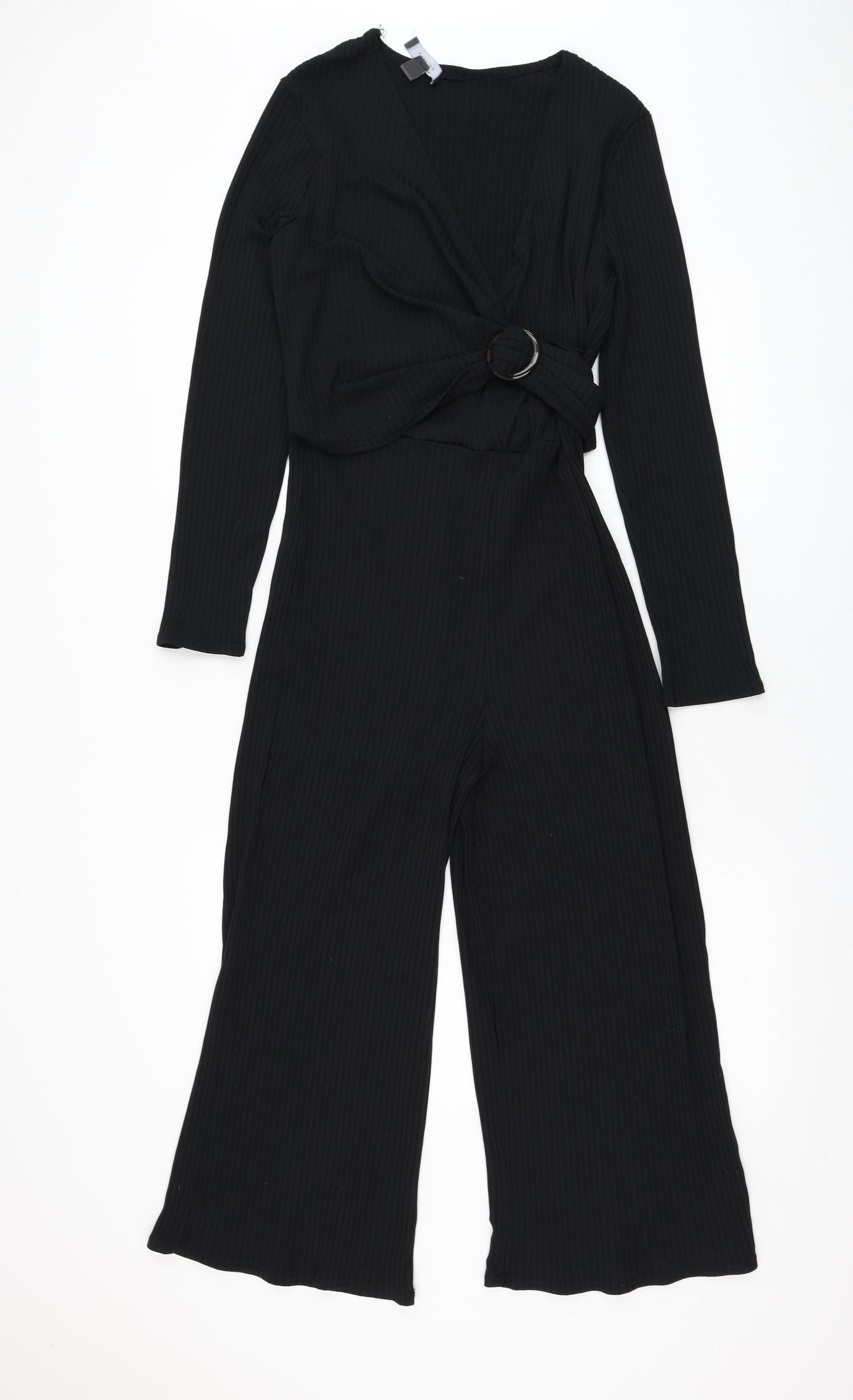 Primark Womens Black  Polyester Jumpsuit One-Piece Size 16 L20 in Pullover