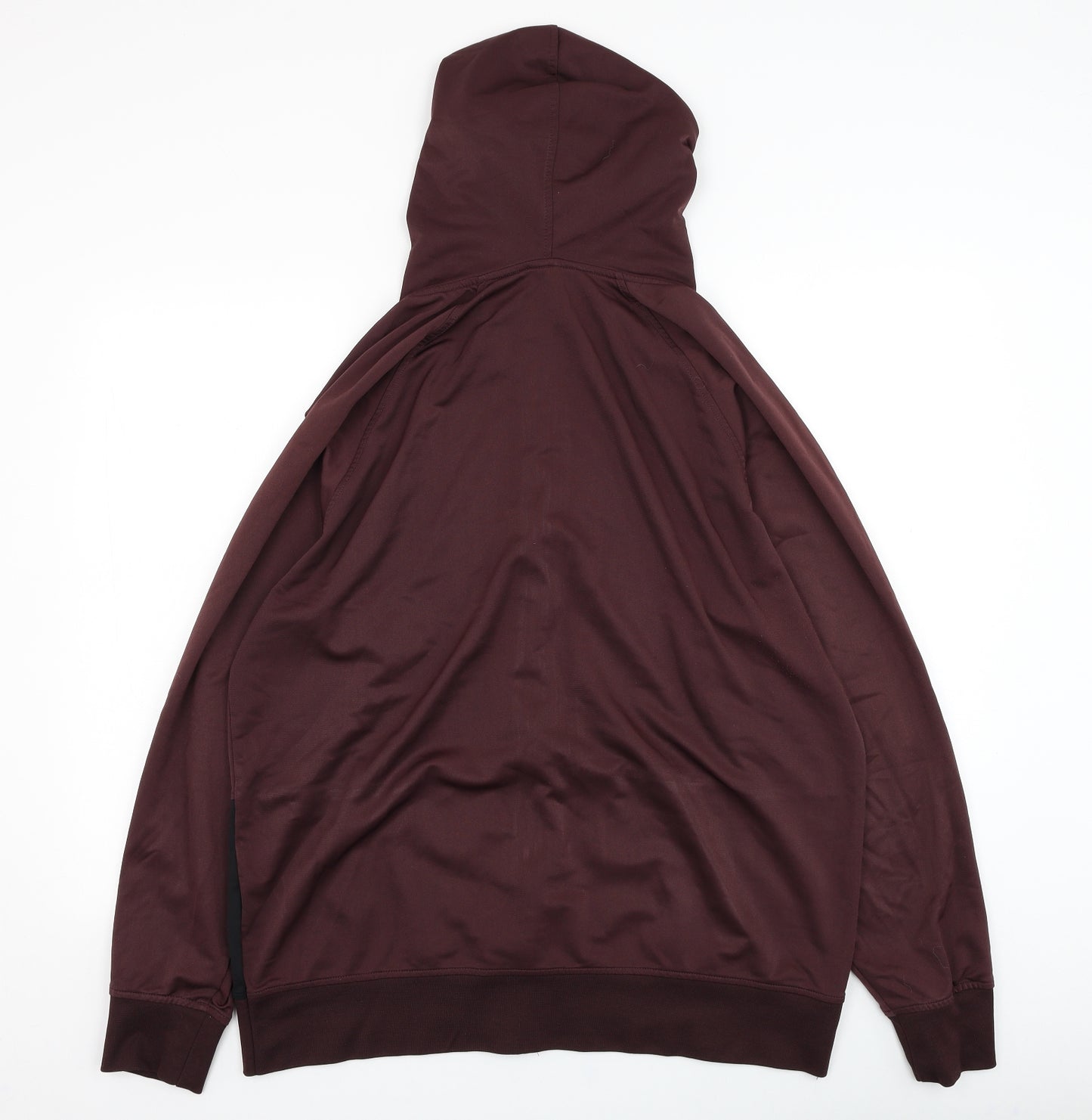 JACK & JONES Mens Purple  Polyester Full Zip Hoodie Size 2XL