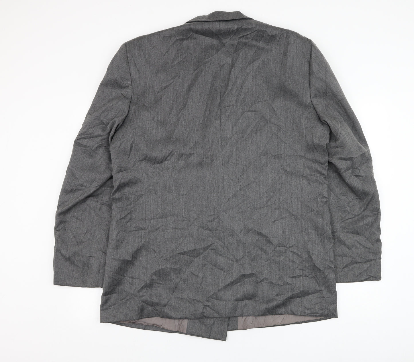 Kugo James Mens Grey  Wool Jacket Suit Jacket Size 44