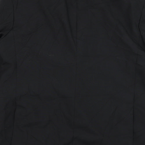 Nicholas Rowe Mens Black  Wool Jacket Suit Jacket Size 42